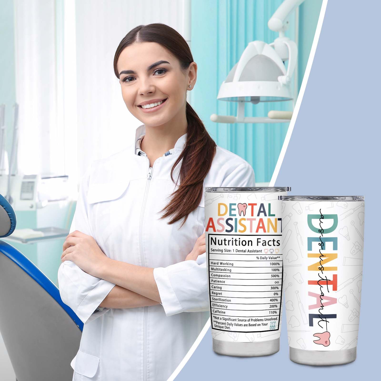 BDANT termico dental regalo: imagen de regalo para asistentes dentales, perfecto para sorpresas.