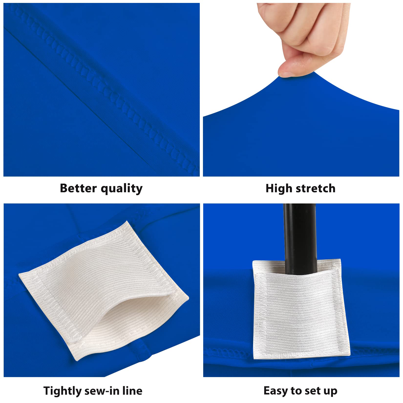 Funda BDDC con bolsillos elásticos para patas, ajuste seguro