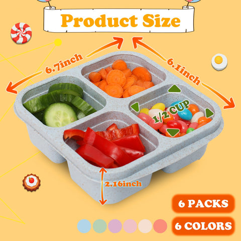 BE OVER QUALITY contenedores snack apilables para mochila.