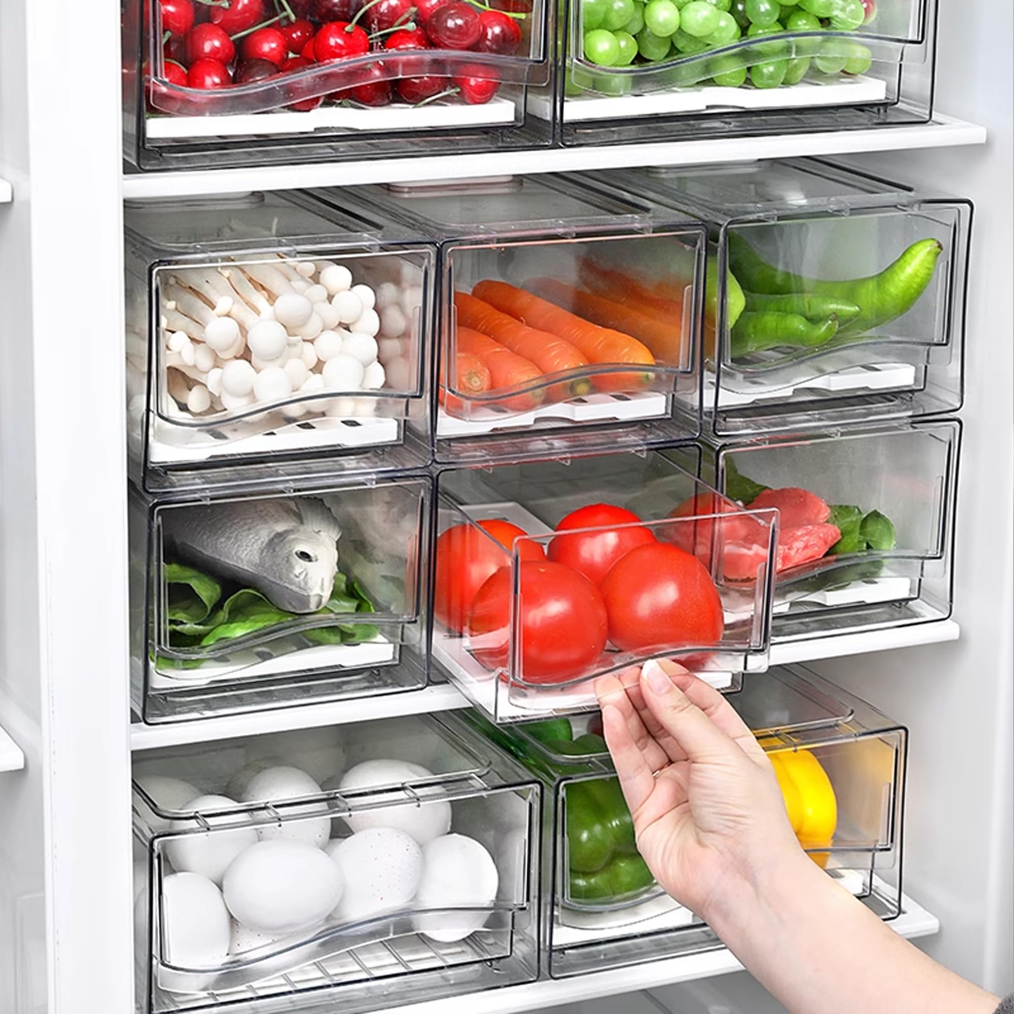 Bealy nevera: drenaje integrado para evitar humedad y conservar alimentos.