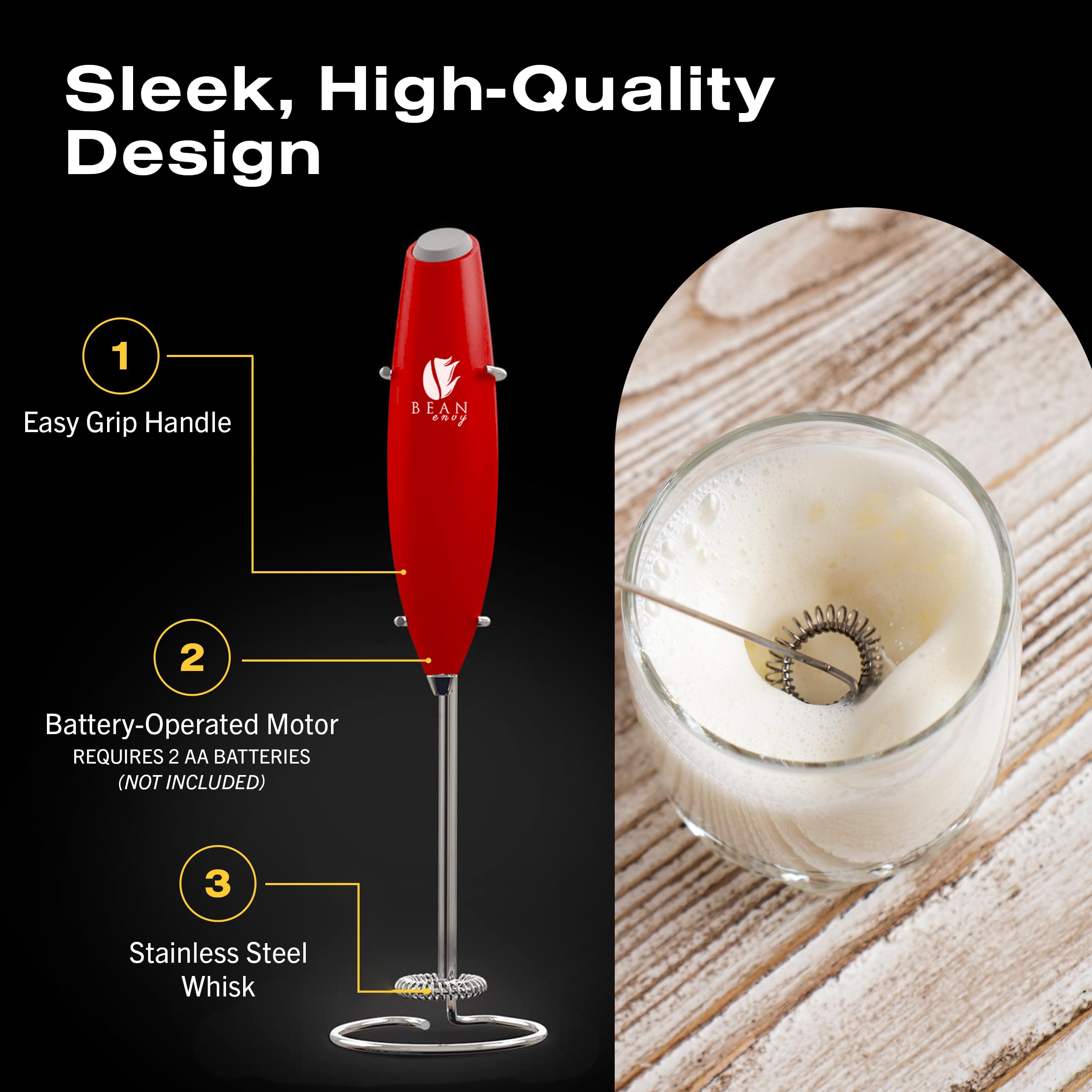  Bean Envy motor 19000 rpm ofrece espuma estable