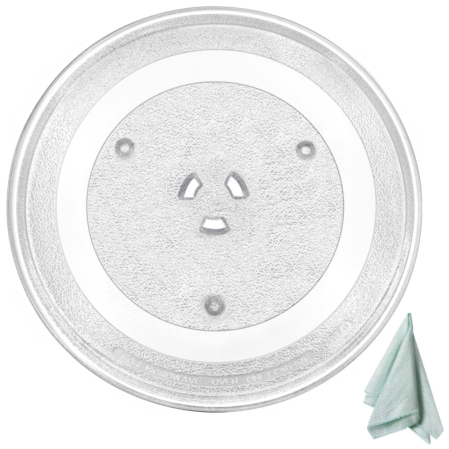 Beaquicy placa giratoria de microondas 11-25 pulgadas para calentamiento uniforme.