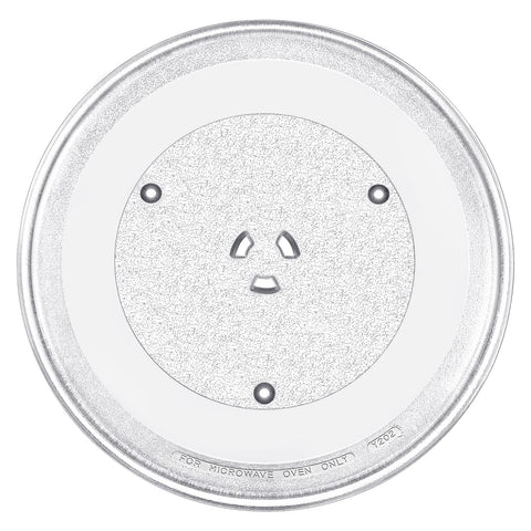 Beaquicy plato de vidrio para microondas 13,5 pulgadas, uso diario.