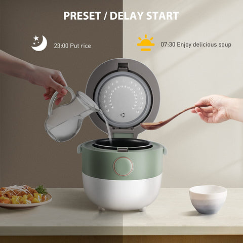 Bear Rice Cooker revestimiento sin PFAS para cocinar más saludable.
