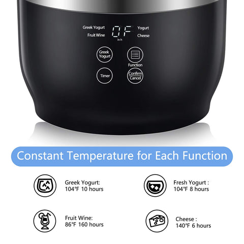 Bear Yogurt Maker kit de accesorios incluido para empezar