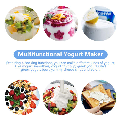 Bear Yogurt Maker tapa con cierre para evitar derrames