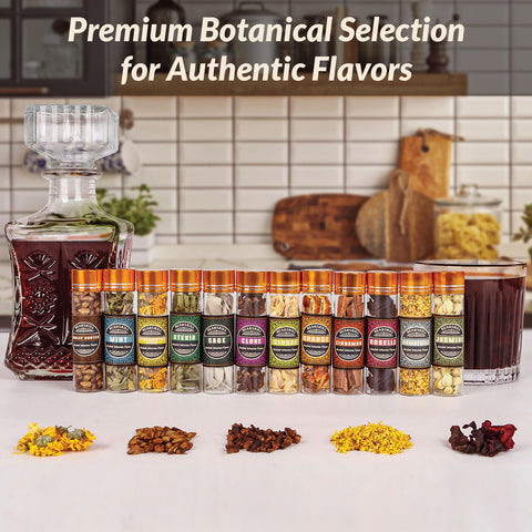 El kit destaca con filtro de acero inoxidable para infusiones caseras seguras.