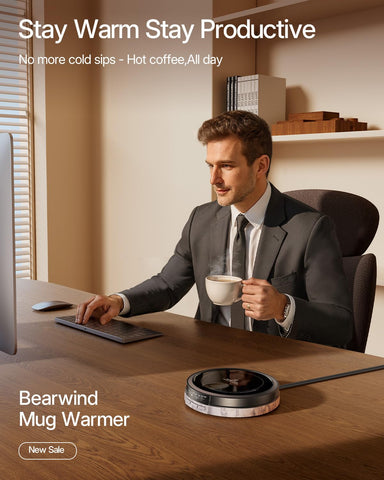 Bearwind muestra en pantalla inteligente la temperatura y el temporizador.