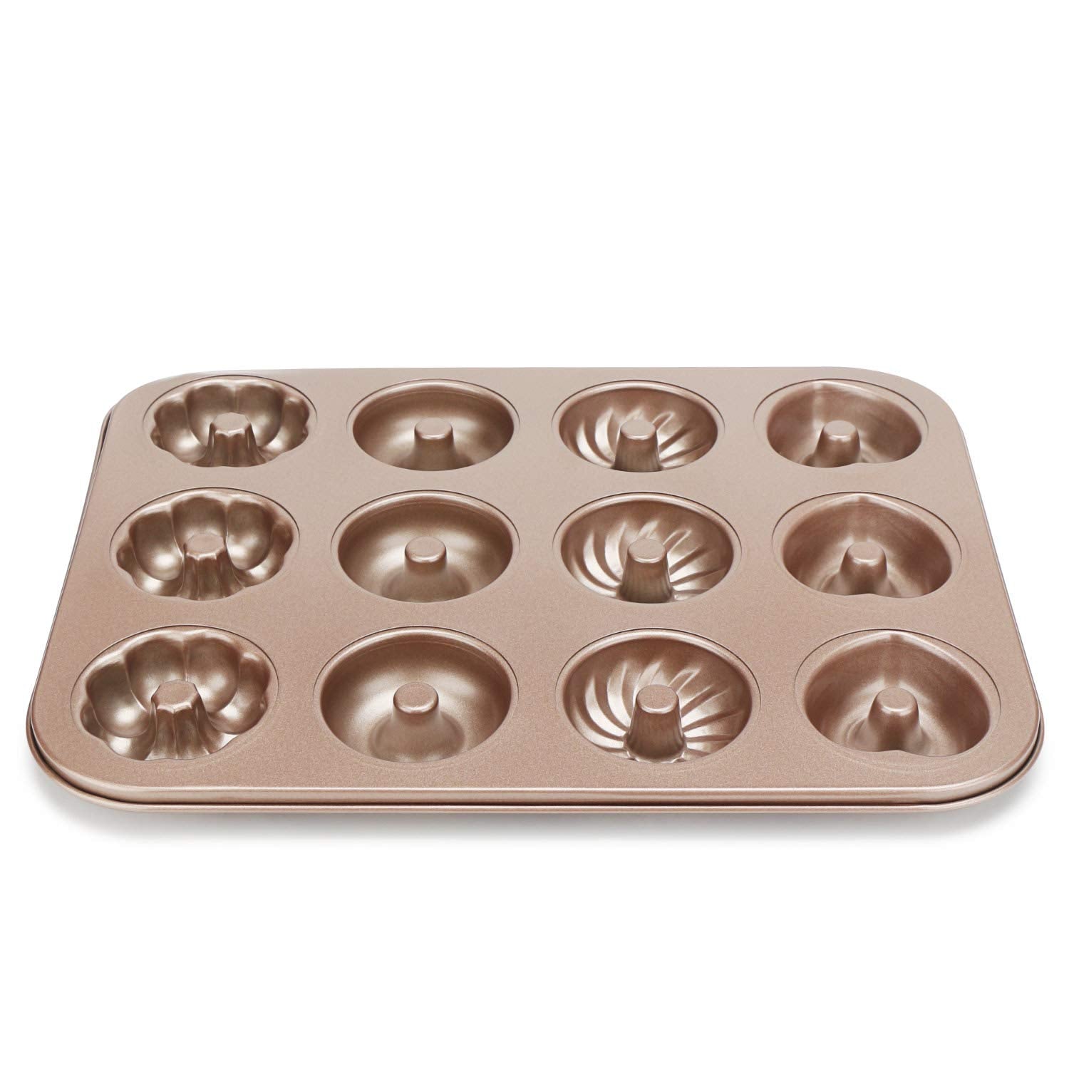 Beasea molde de acero al carbono, base robusta para hornear.
