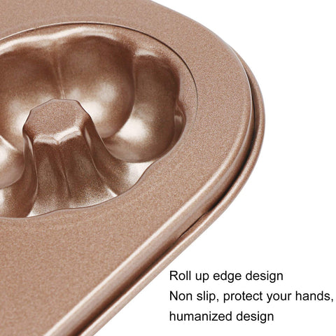 Beasea molde para donas con forma de corazón, ideal para regalos dulces.