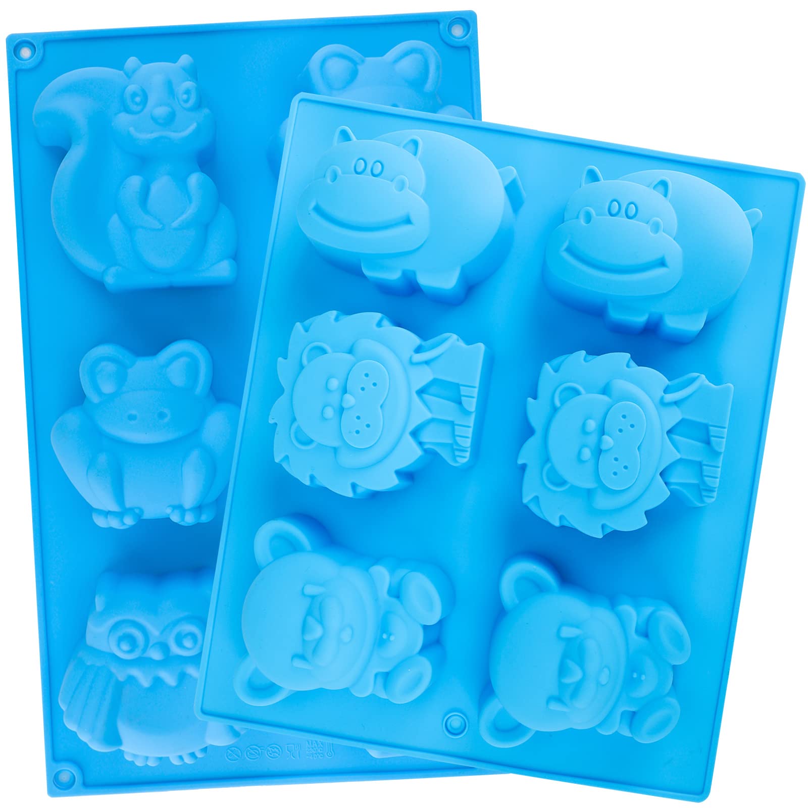 Beasea moldes animal león: ideal para jabones decorativos con detalle realista.