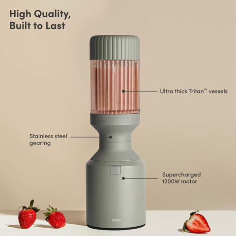 Beast Mega 1200 cuchilla de alto rendimiento para ingredientes duros