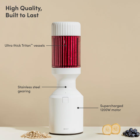 Cuchilla Beast Mega 1200 de alto rendimiento para hielo y fruta.