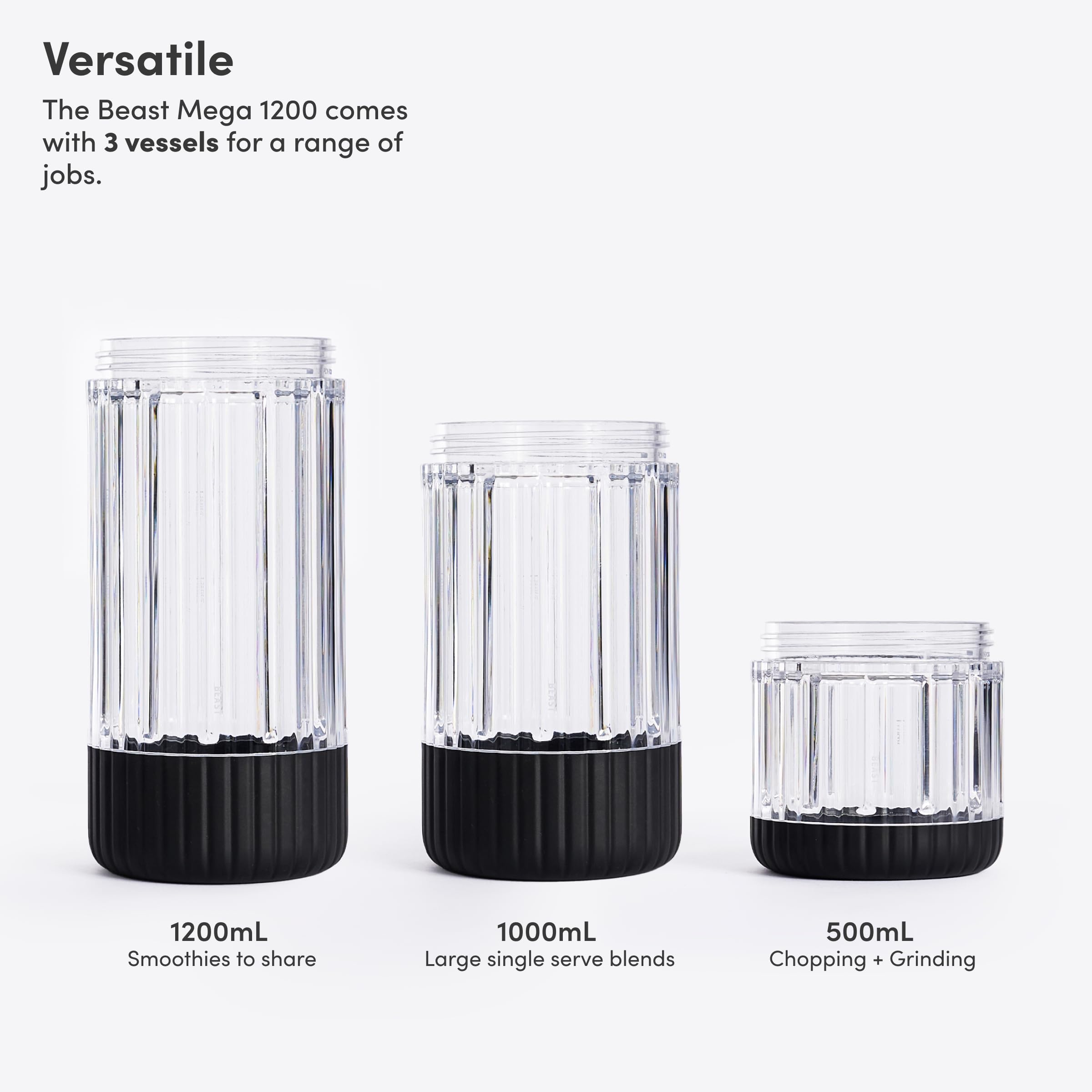 Beast Mega 1200 Plus sistema Straw Cap para bebidas en movimiento