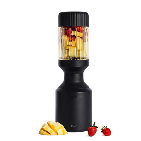 Base Beast Mega 1200W, potencia para triturar hielo y frutas congeladas.