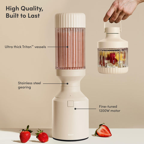 Beast Mega: cuchilla duradera para hielo y frutas congeladas