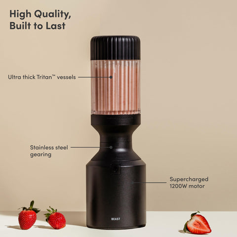 Cuchilla Beast Mega: afilada y duradera para mezclas consistentes.