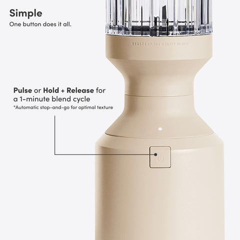 Beast Mega: vaso de mezcla de 1000 ml para porciones familiares