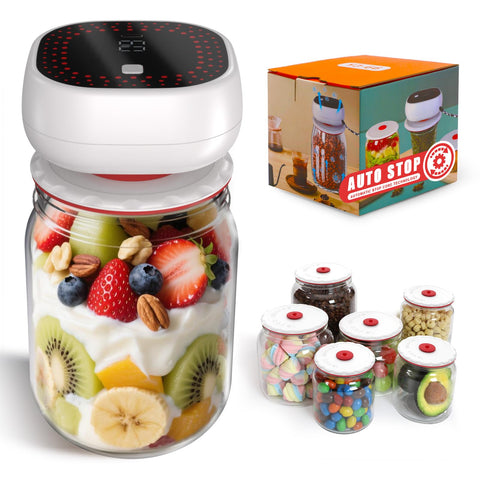 Beatish kit-sellado-jar-electrico: sellado rápido para tarros variados.