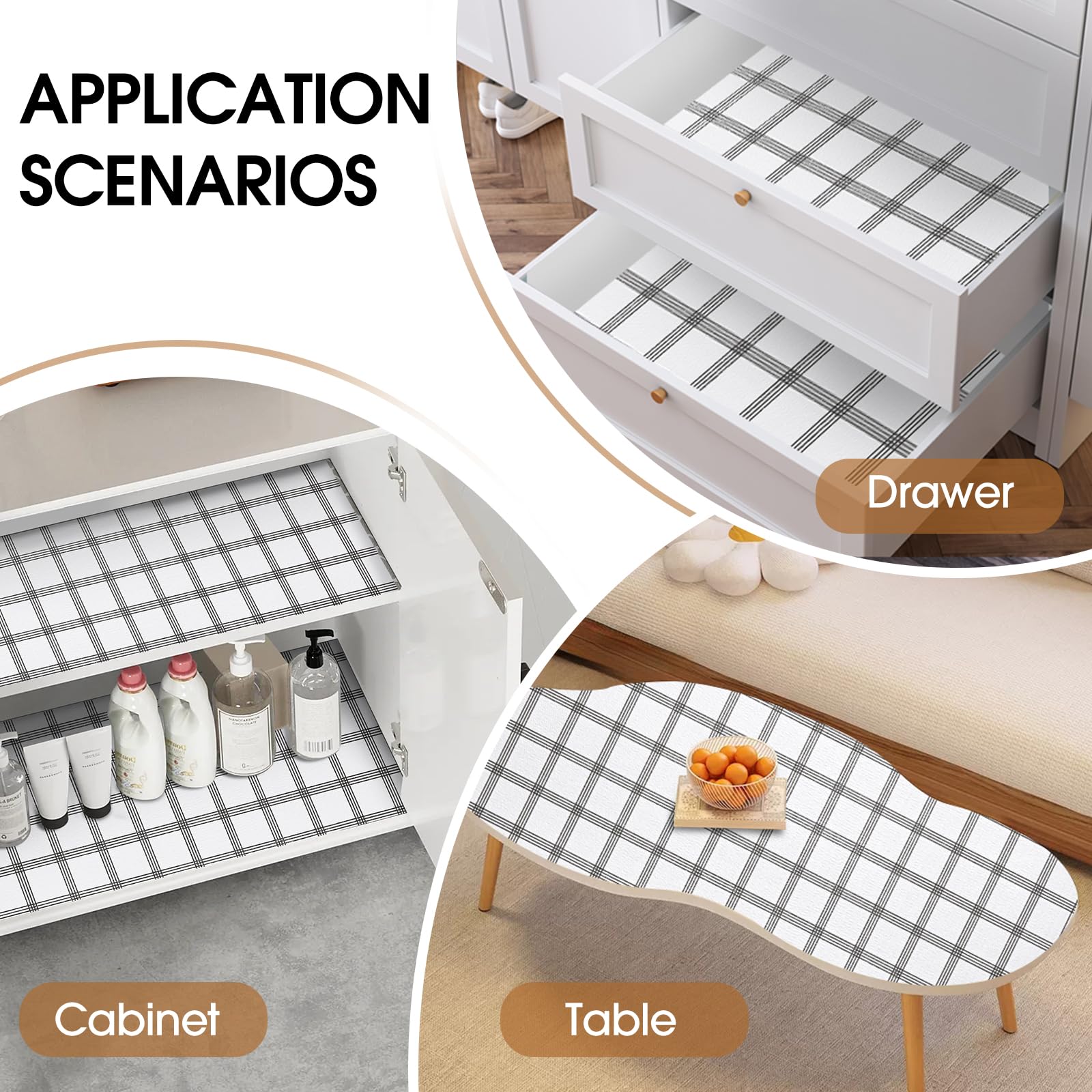 Beautysaid forro baño plaid: superficie fácil de limpiar y seca.