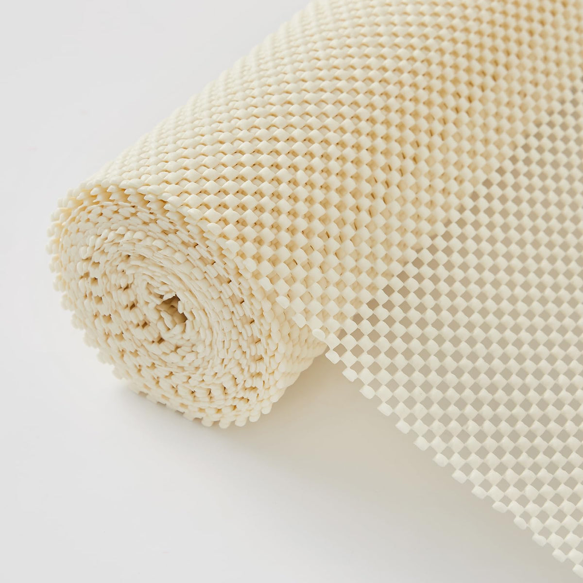 Beautysaid forro estante cocina crema blanco tejido, antideslizante y orden diario.