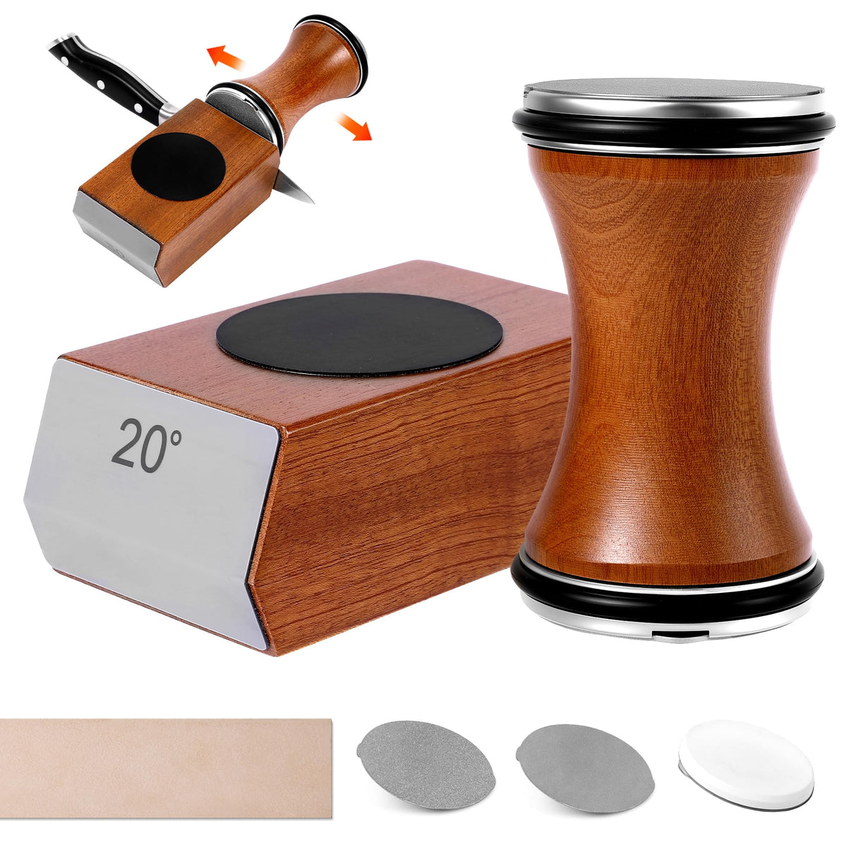 BEAYFILY afilador rodante para cuchillos ofrece control suave en cada pasada.