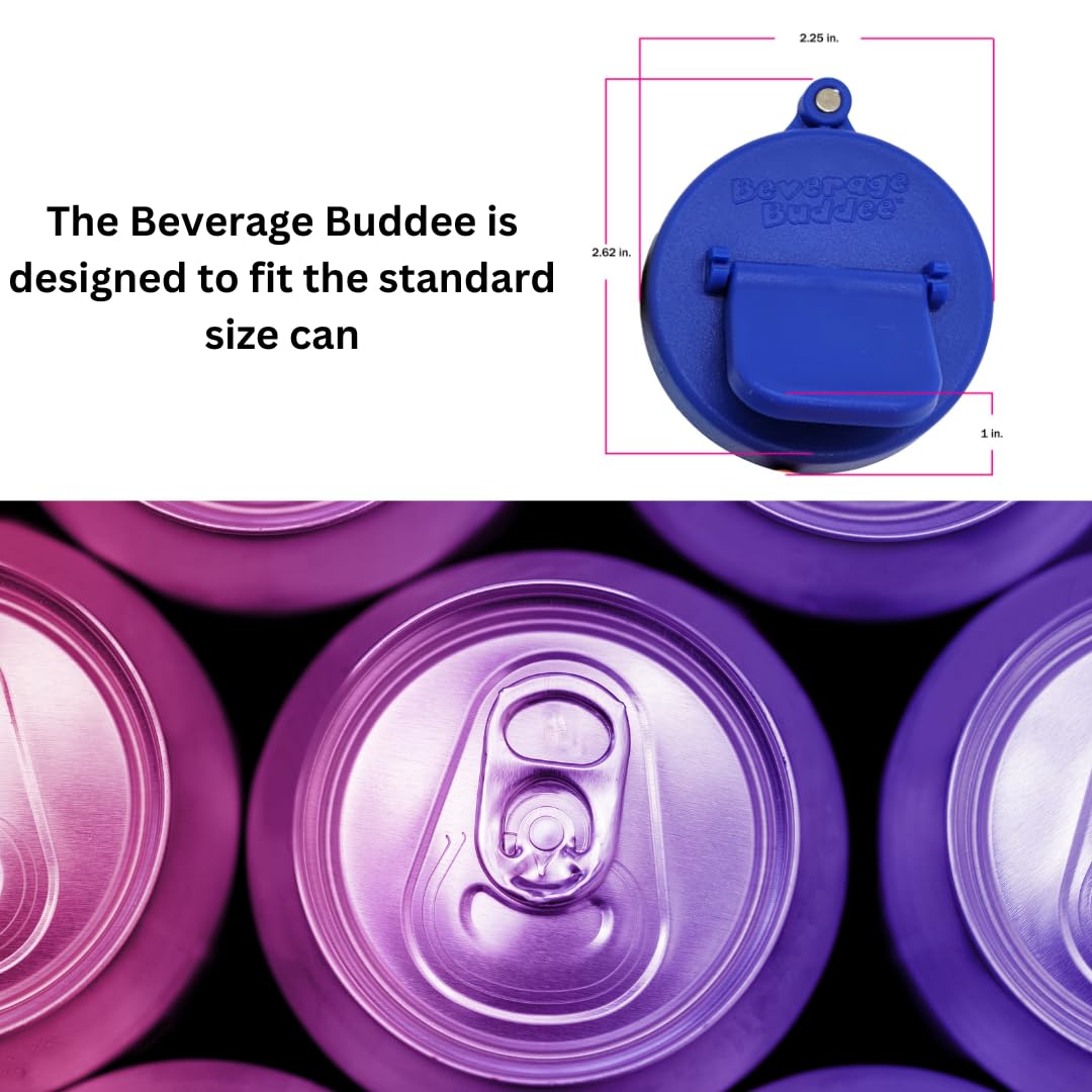 Beverage Buddee dimensiones compactas para latas estándar.