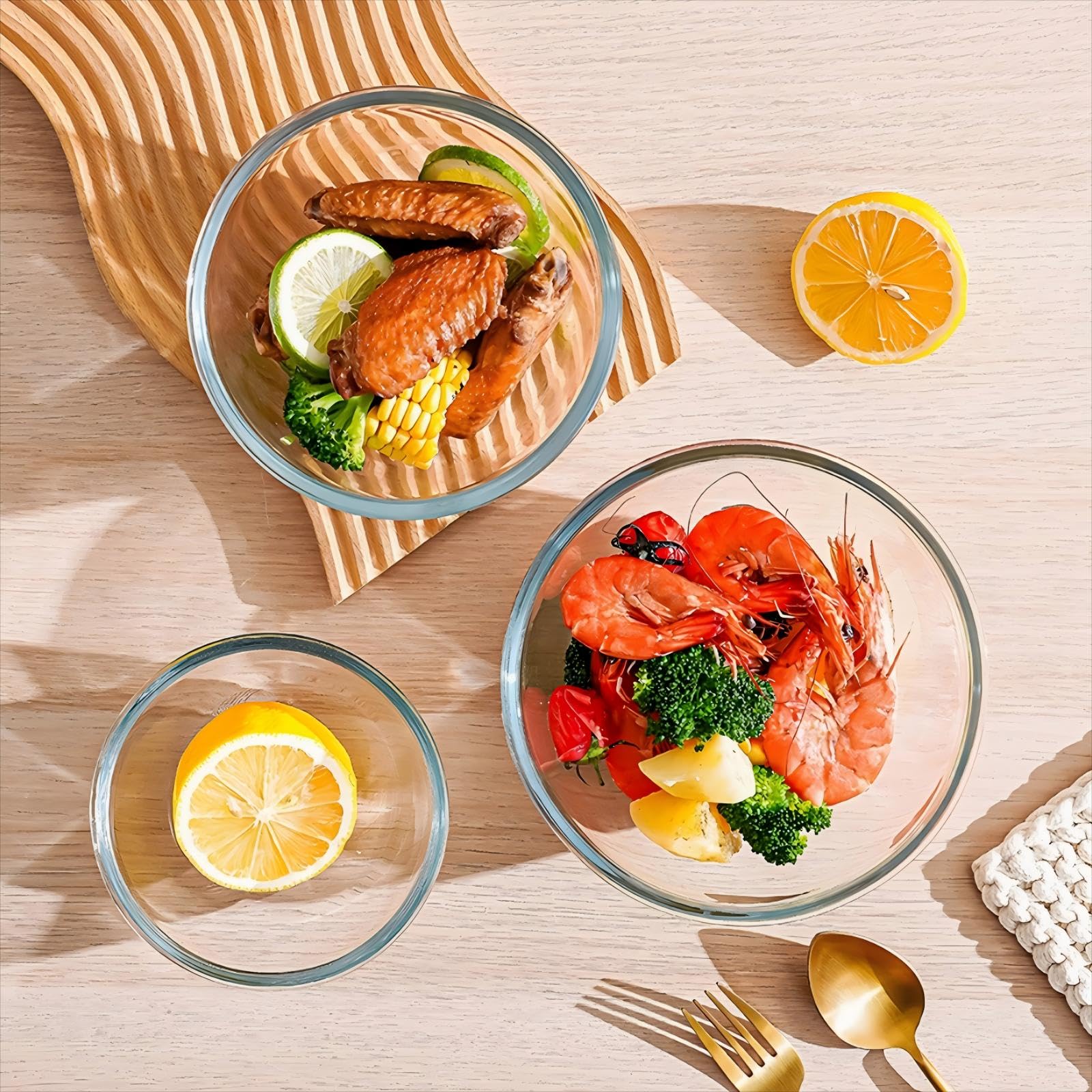 BECFISH tazones apilables para ahorro de espacio en la cocina