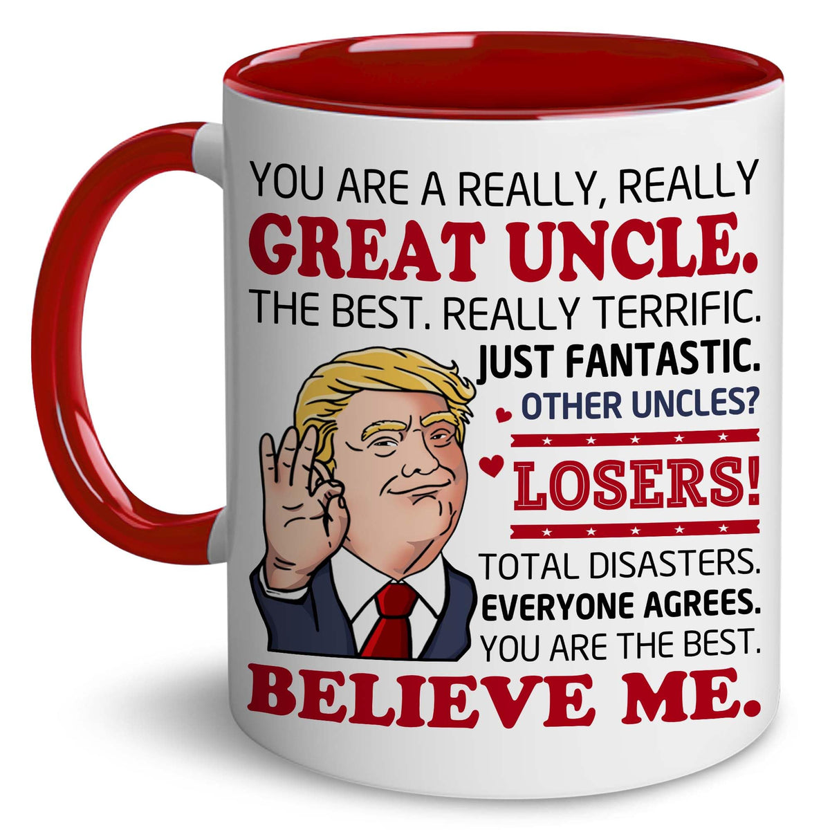 Taza BECHUSKY para tío con diseño de San Valentín, regalo sentimental.