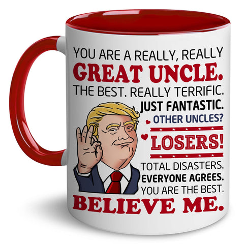 Taza BECHUSKY para tío con diseño de San Valentín, regalo sentimental.