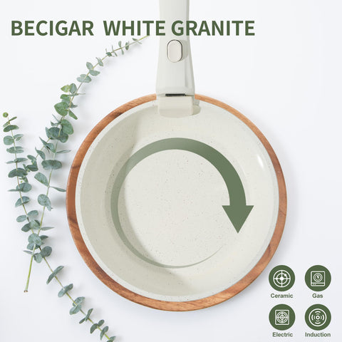 BECIGAR mango desmontable para cocinar y servir sin complicaciones.