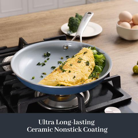 BECIGAR sarten ceramica, limpieza facil y superficie antiadherente