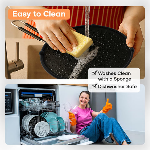 Beckon Ware compatible con sartenes de 6 a 11 pulgadas