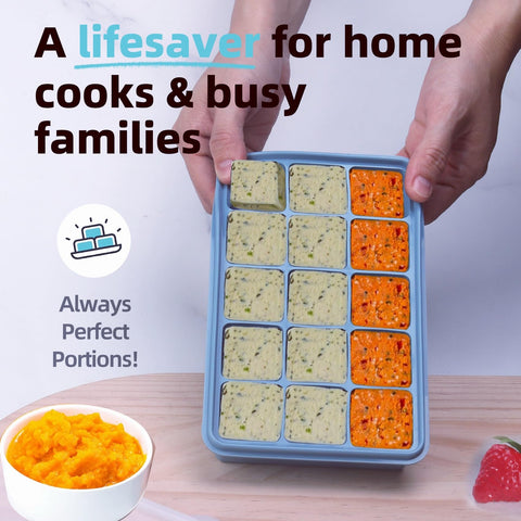 BECOKIT molde 2 cucharadas azul perfecto para salsas y porciones pequeñas
