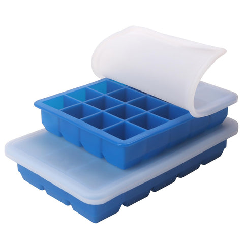 BECOKIT moldes de silicona para congelar 1 cucharada, desmoldeo fácil para porciones rápidas