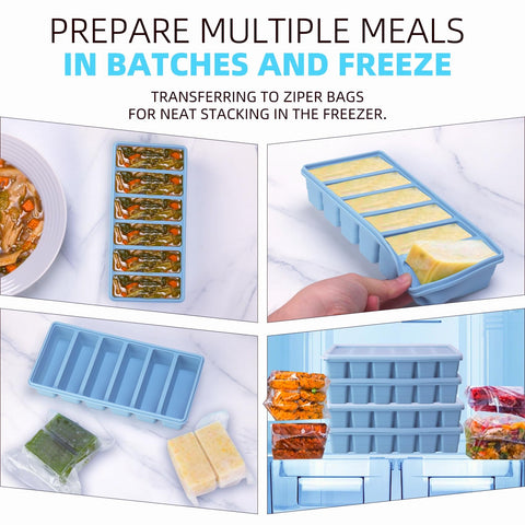 Becokit pack 2 azul reutilizable para múltiples usos en congelación.