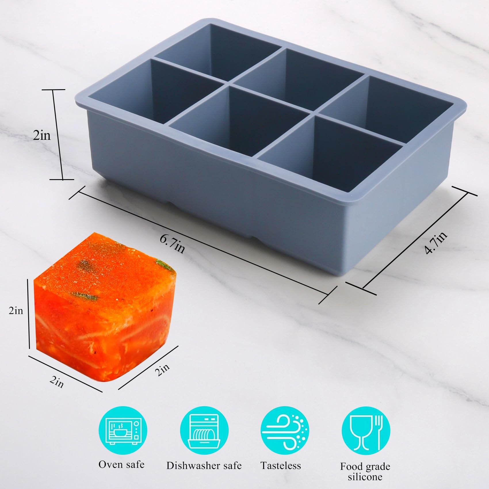 Becokit usos múltiples, desde hielo hasta purés y postres congelados.
