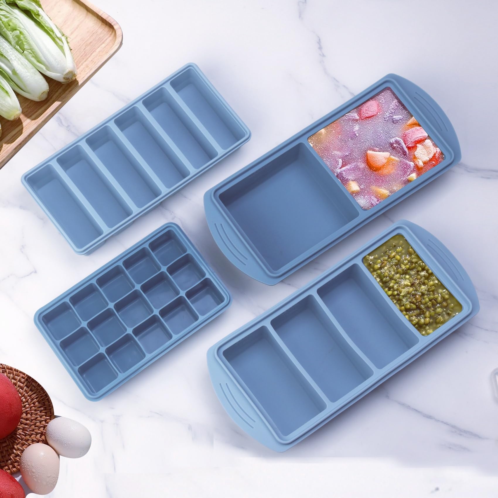 BECOKIT conjunto práctico para preparación de comidas y almacenamiento