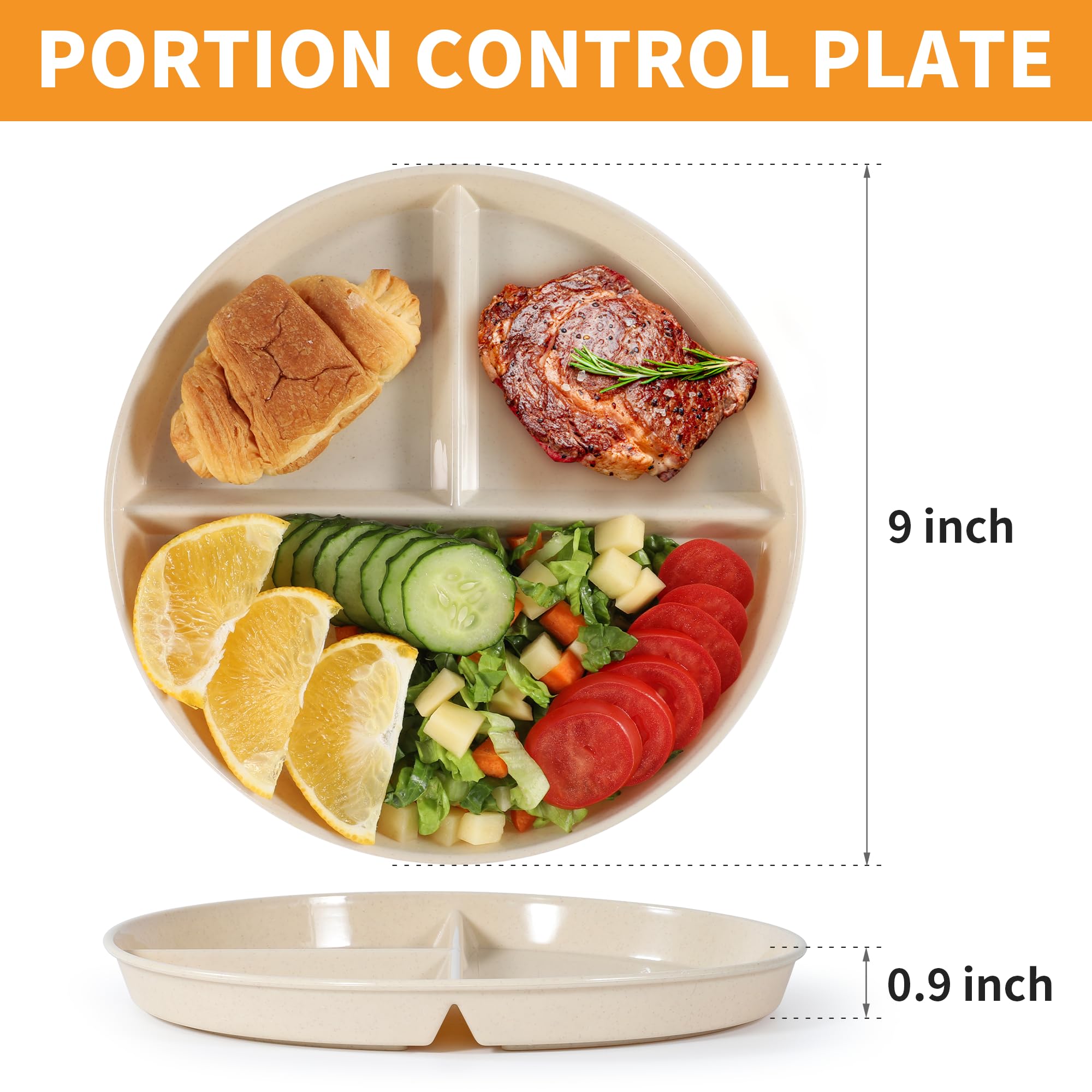 Plato becutlery apto para microondas y lavavajillas, fácil de limpiar.