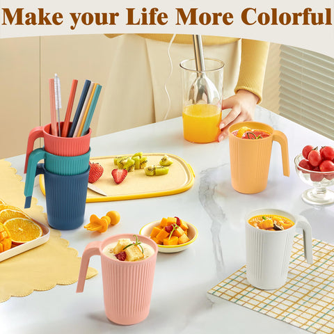 becutlery tazas colores vivos: estilo y funcionalidad en un solo juego