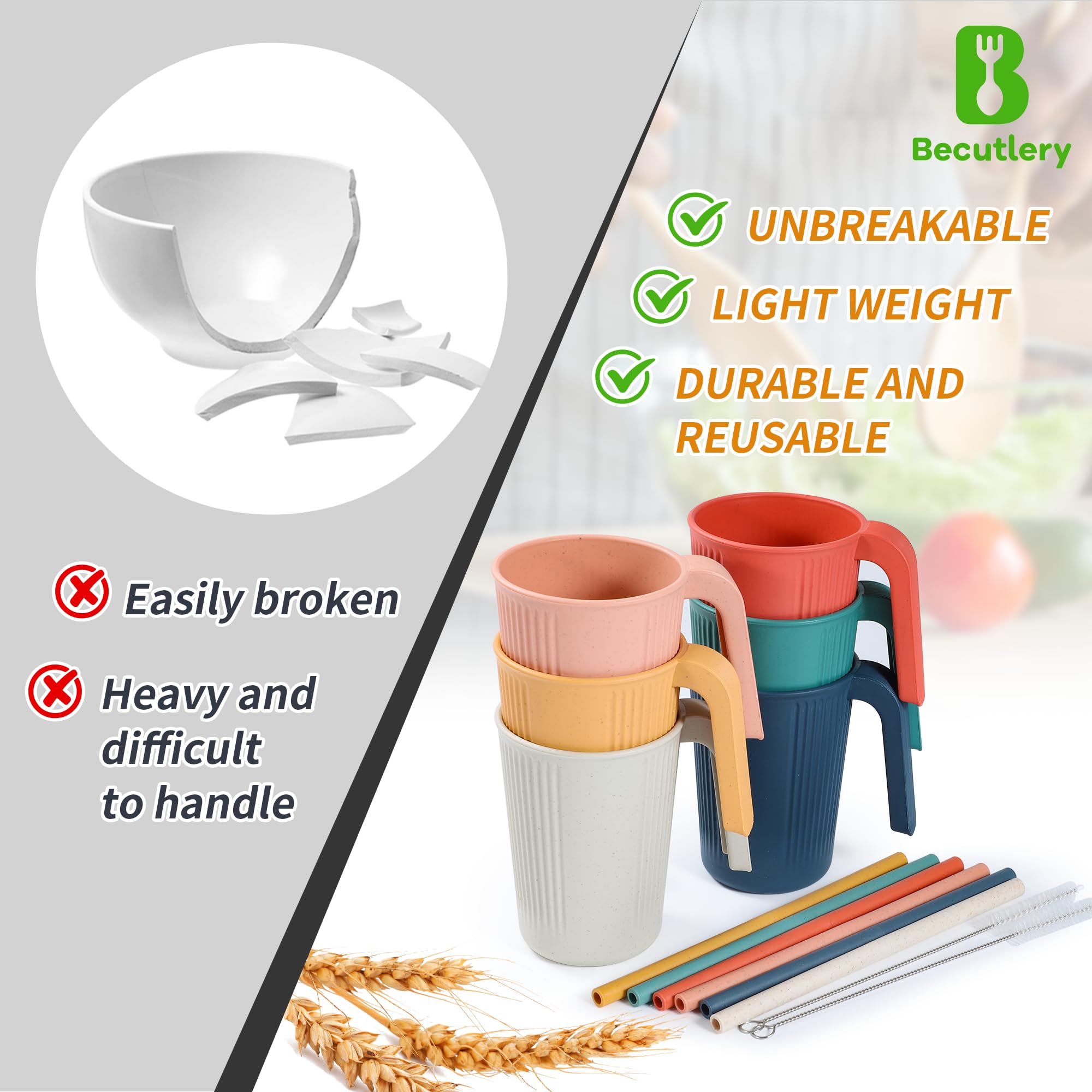 becutlery tazas microondas y lavavajillas: aptas para limpieza rápida