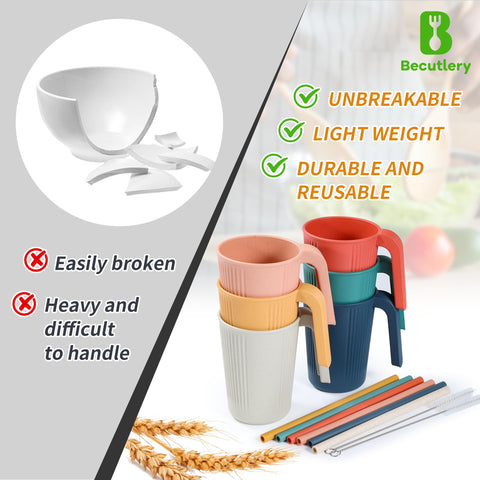 becutlery tazas microondas y lavavajillas: aptas para limpieza rápida