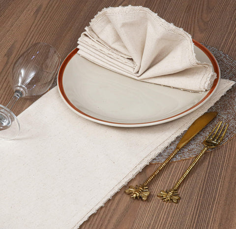 Paquete de 12 servilletas Bedding Craft para bodas y eventos.