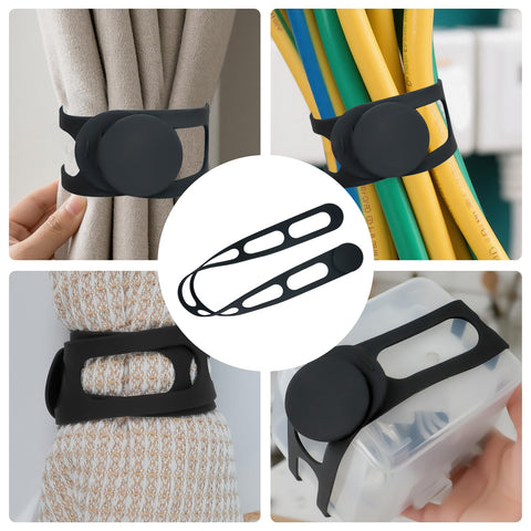 Beefire cinta silicona para caja de almuerzo, longitud ajustable para diferentes tamaños.