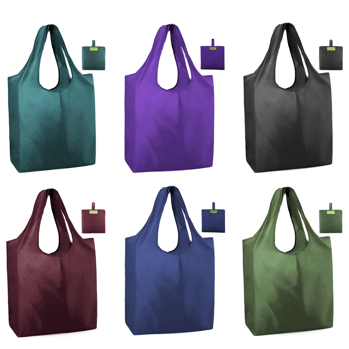 BeeGreen bolsas de compra reutilizables grandes, ideales para compras voluminosas.
