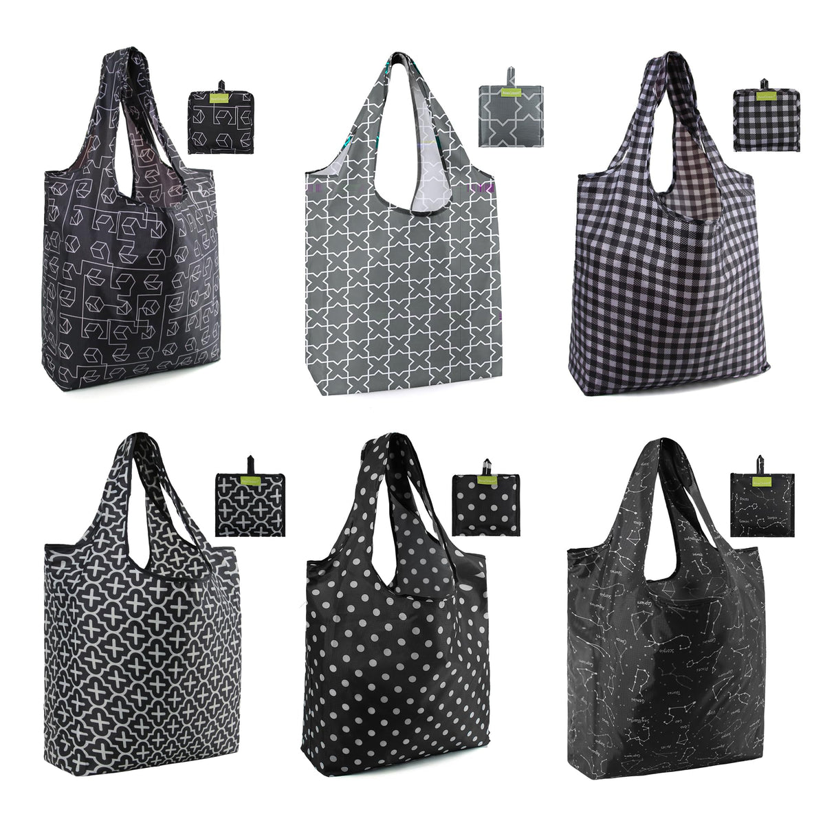 BeeGreen bolsas de compra grandes muestran su alta capacidad para cargar compras pesadas.