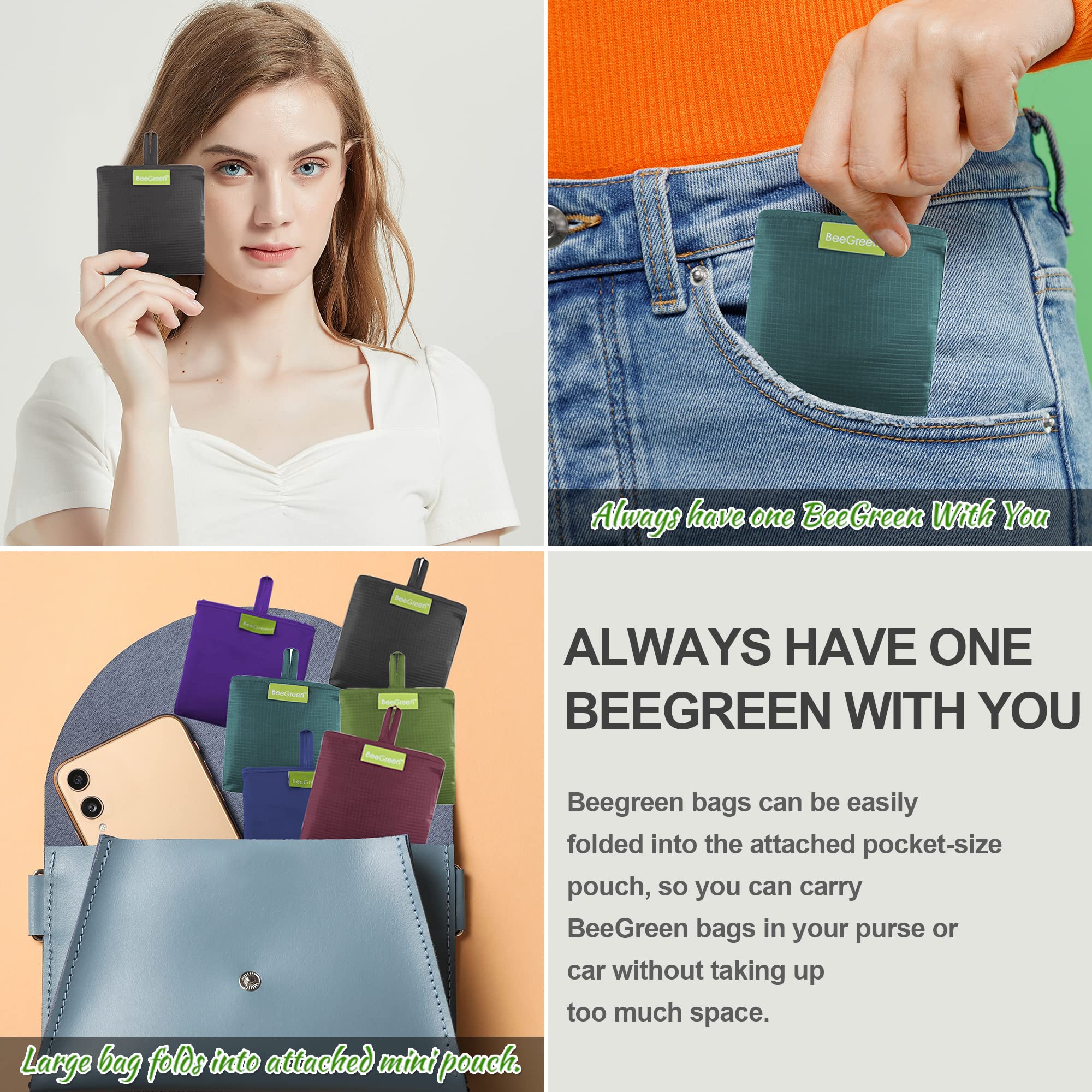 BeeGreen capacidad de 50 libras para cargas pesadas y duraderas.