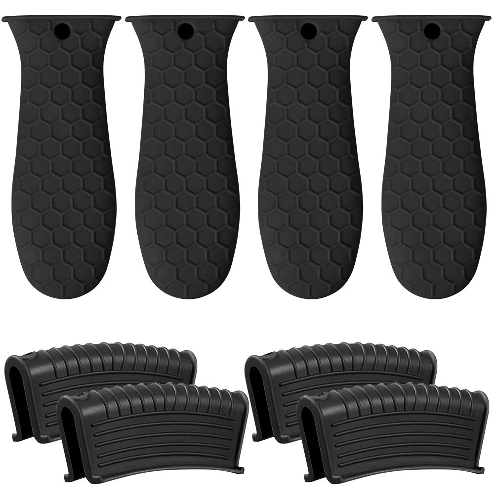 Funda de mango para sartén de hierro forjado de BEEK protege las manos del calor.