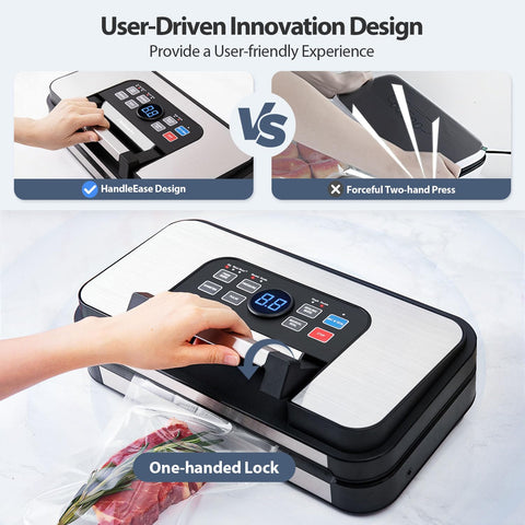 Beelicious Pro caja de almacenamiento de bolsas para acceso rápido.