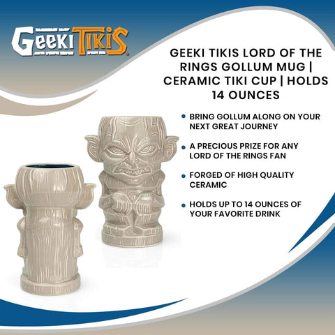 Beeline Creative Geeki Tikis Gollum, taza temática para fiestas y maratones.